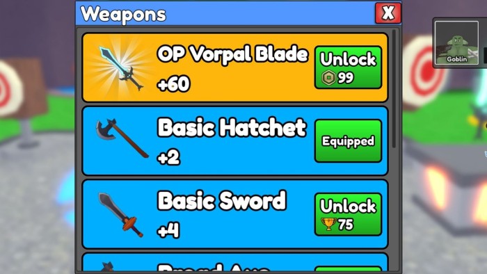 Gladiator Simulator code Importance