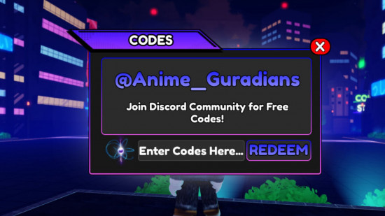 Redeem Anime Guardians code
