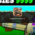 Zombie Defense Tycoon Codes