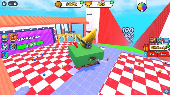 All Get Fat and Roll Race Codes