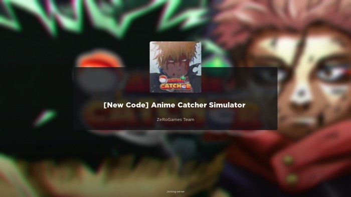 Roblox: Anime Catcher Simulator Codes