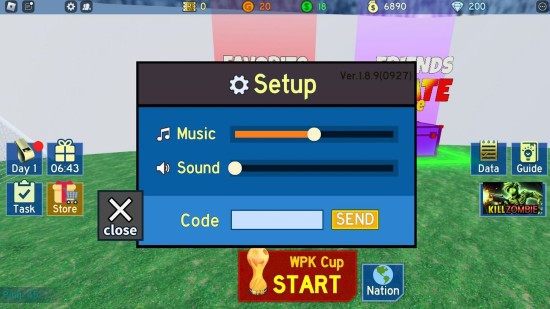 Redeem codes for Winning Penalty Kick