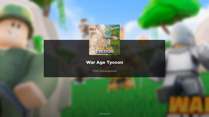 Roblox War Age Tycoon Codes