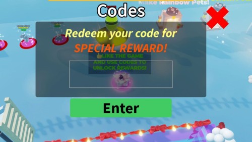 Redeem codes in Color Hide and Seek