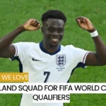 Full England squad for FIFA World Cup 2026 qualifiers