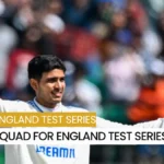 India squad for England Test series 2025