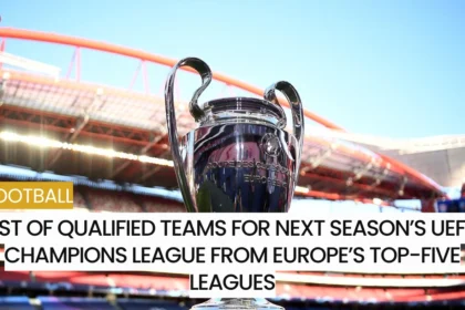 List of qualified teams for next season’s UEFA Champions League from Europe’s top-five leagues
