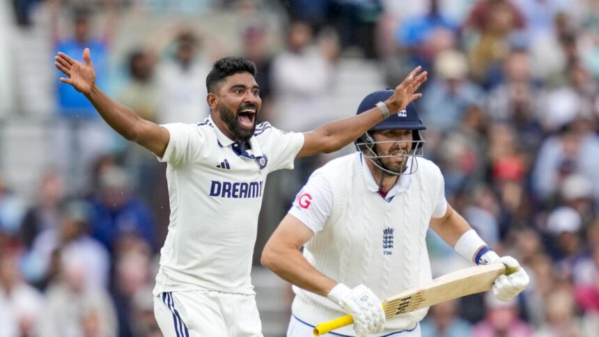 IND vs ENG 5th Test Oval Day 5: Siraj five-wicket haul powers India to stunning six-run win