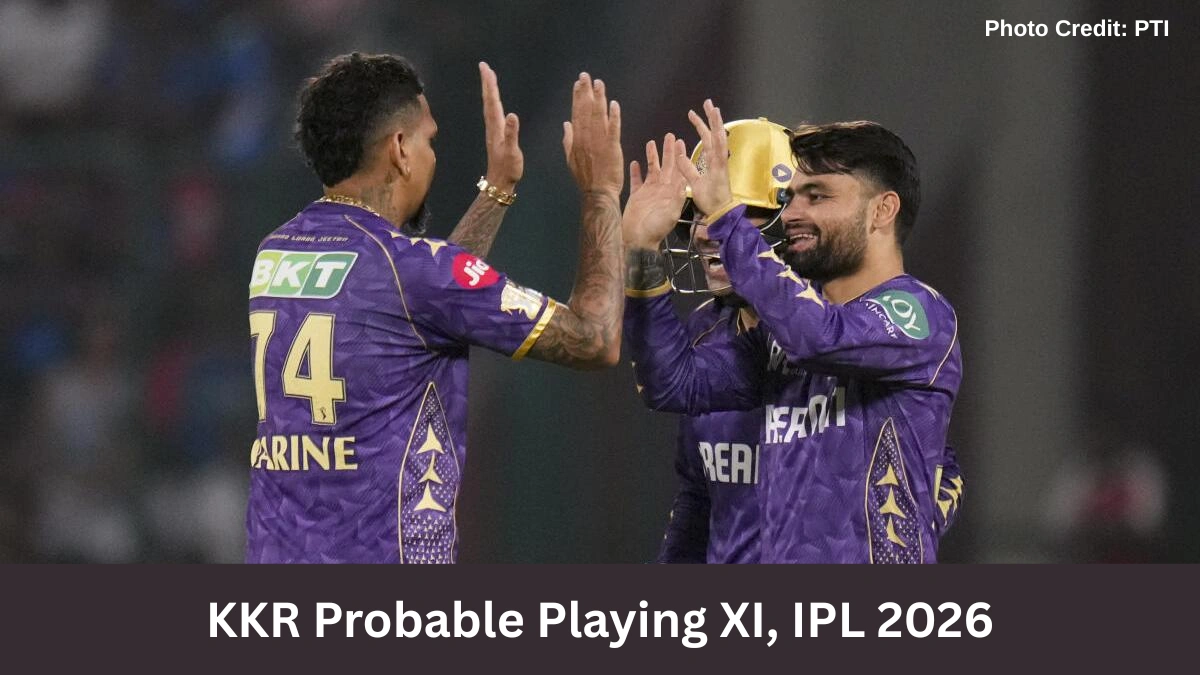 KKR Probable Playing XI, IPL 2026